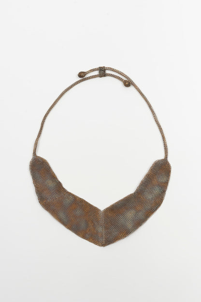 Collar Vega malla bronce