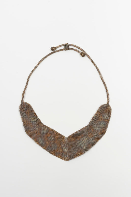 Collar Vega malla bronce