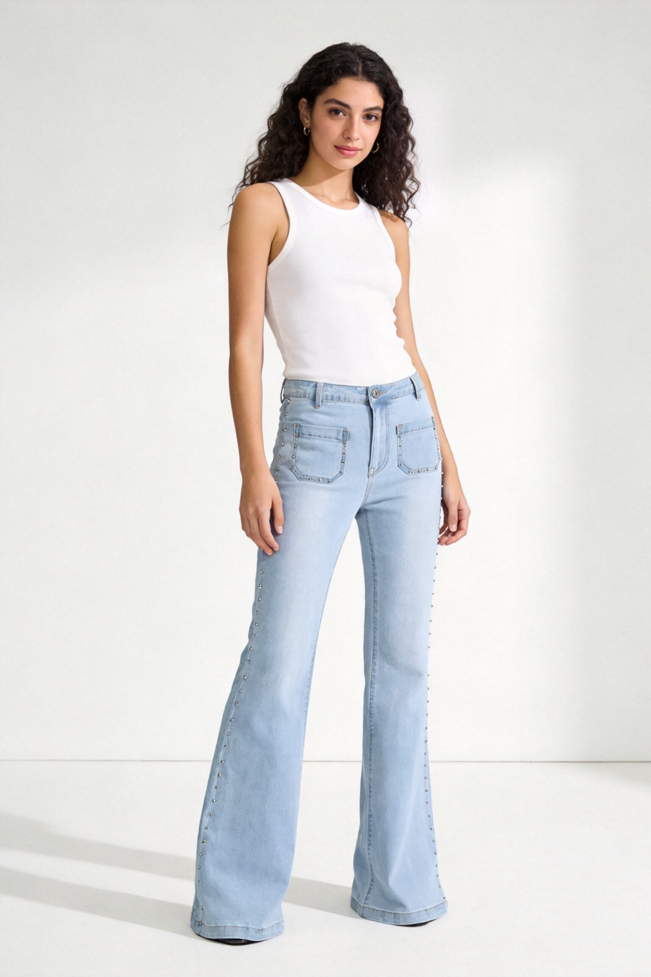 JEANS TEEN TACHUELAS