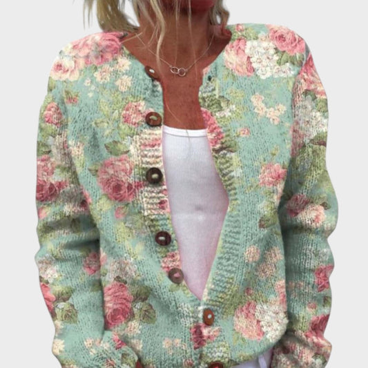 Vera - Cárdigan Floral Otoñal