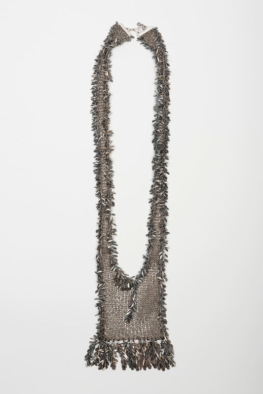 Collar Orelia plata envejecida FL Private Collection