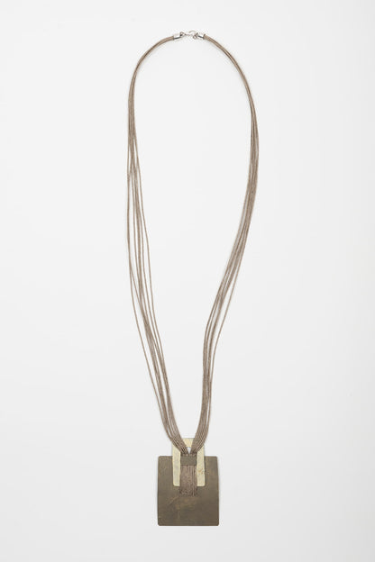 Collar Évina plata envejecida FL Private Collection