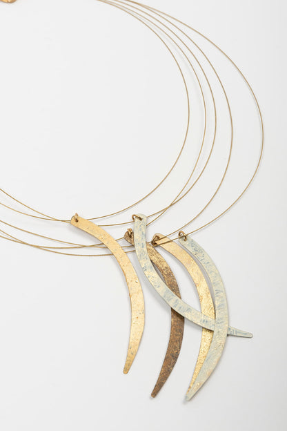 Collar Éclara dorado FL Private Collection