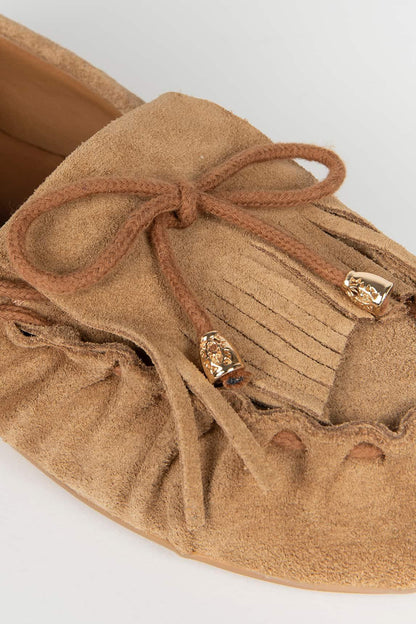Mocasín Flecco camel