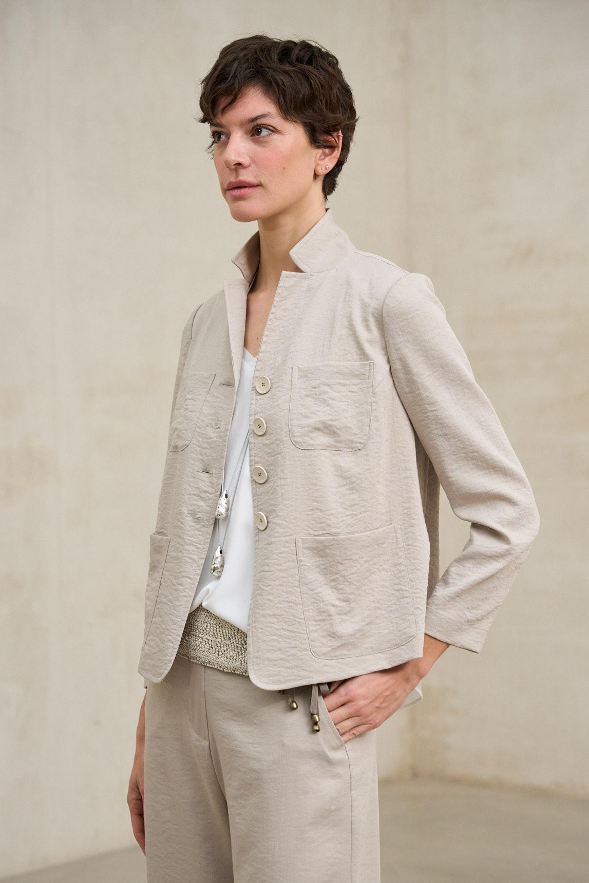 Chaqueta Alva piedra