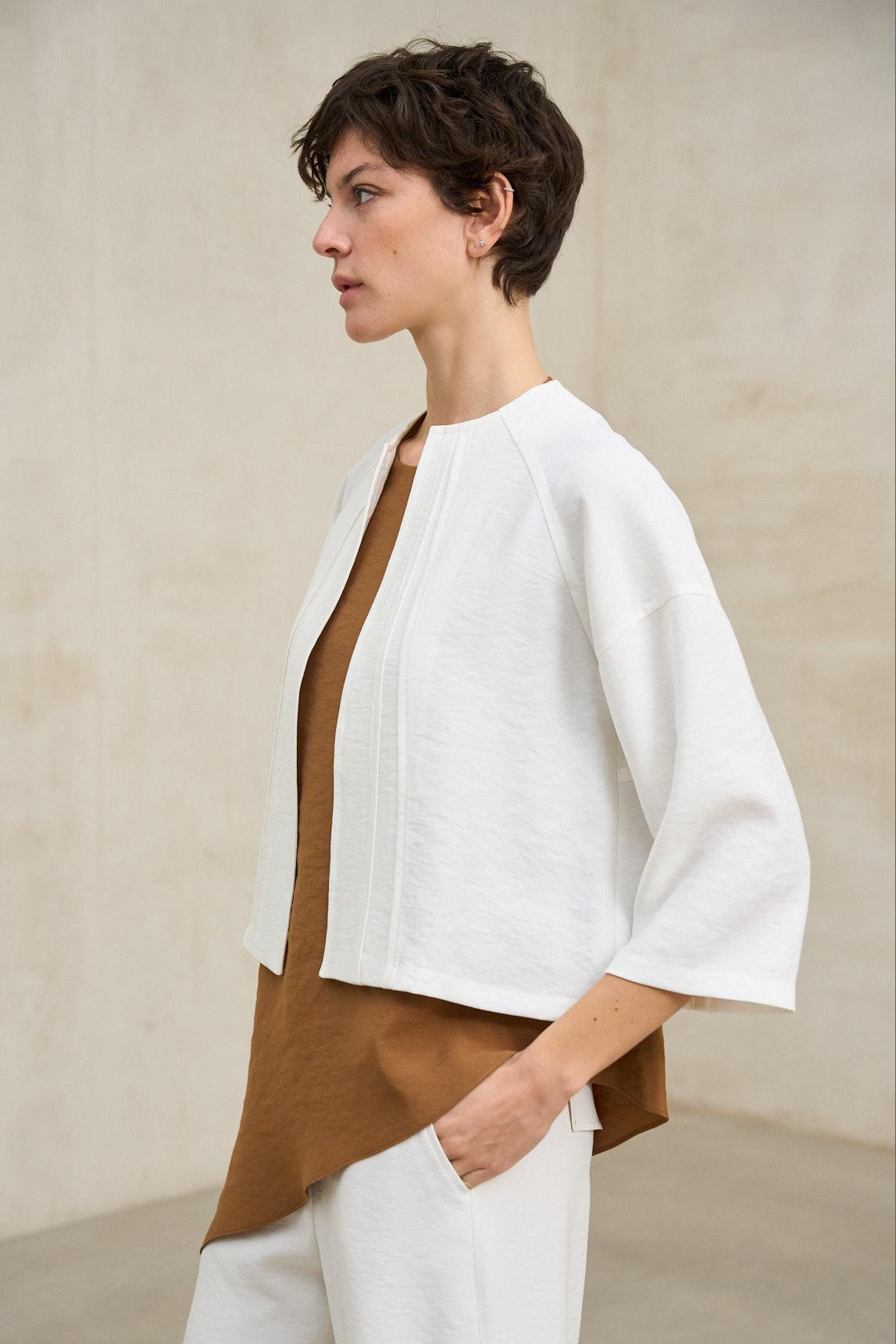 Chaqueta Aunia Blanco Roto