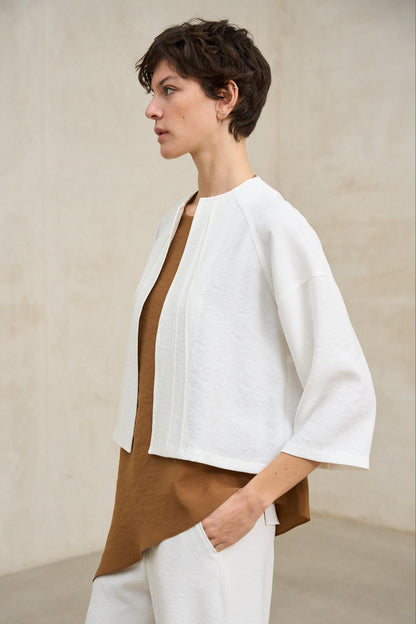 Chaqueta Aunia Blanco Roto