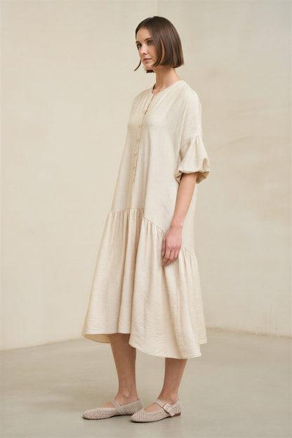 Vestido Arisse crudo