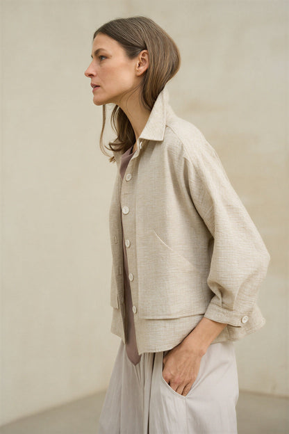 Chaqueta Lise crudo