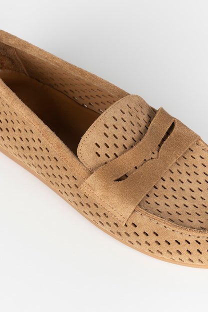 Mocasín Tabi camel