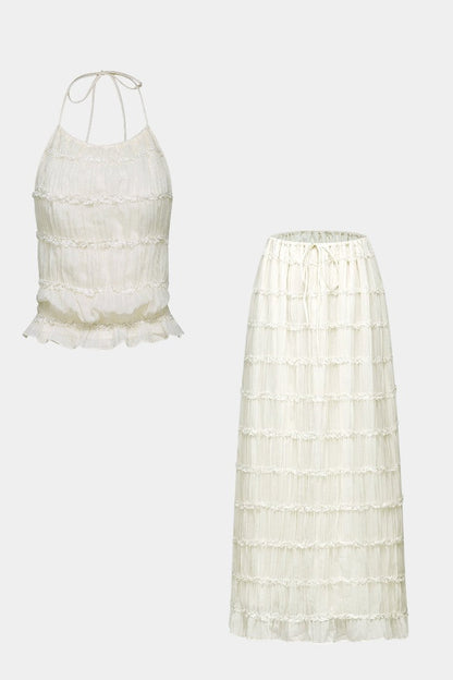Eugenie | Conjunto Top Plisado