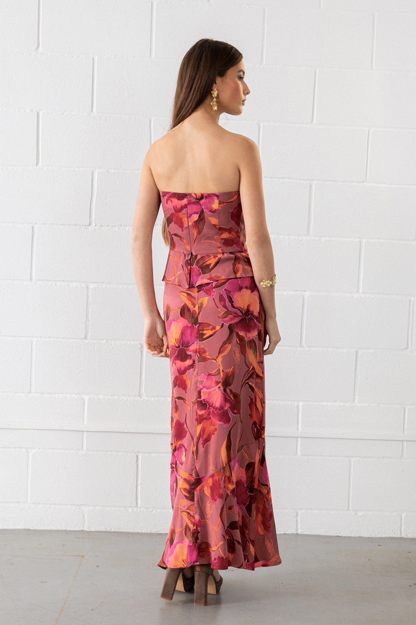 FALDA MIDI VOLANTE REGINA
