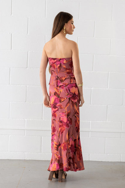 FALDA MIDI VOLANTE REGINA