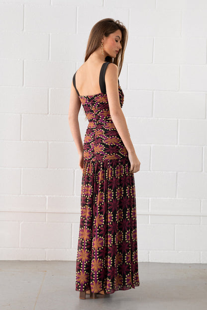 VESTIDO MIDI CUT OUTS MAURA