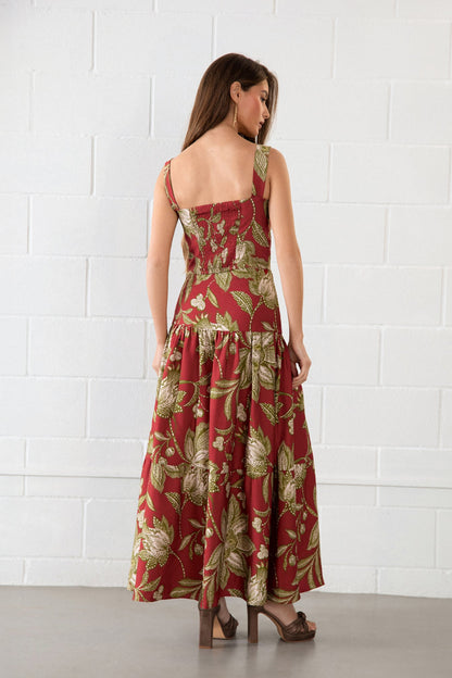 FALDA MIDI FRUNCE CHIARA