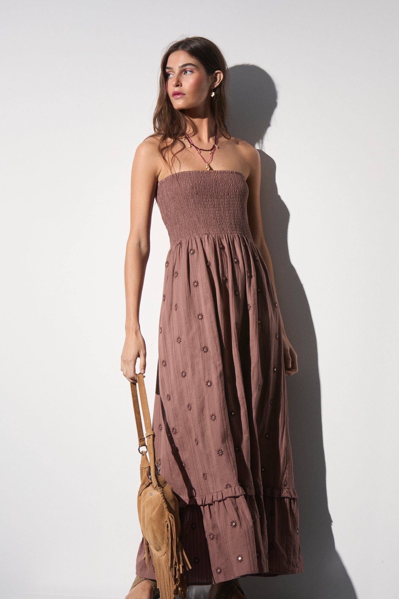 VESTIDO MIDI ESPEJOS