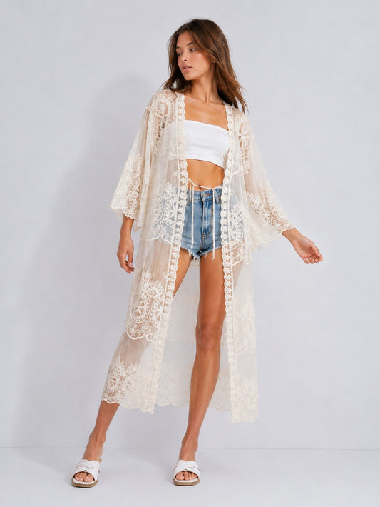 KIMONO ARMONIAS ENCAJE