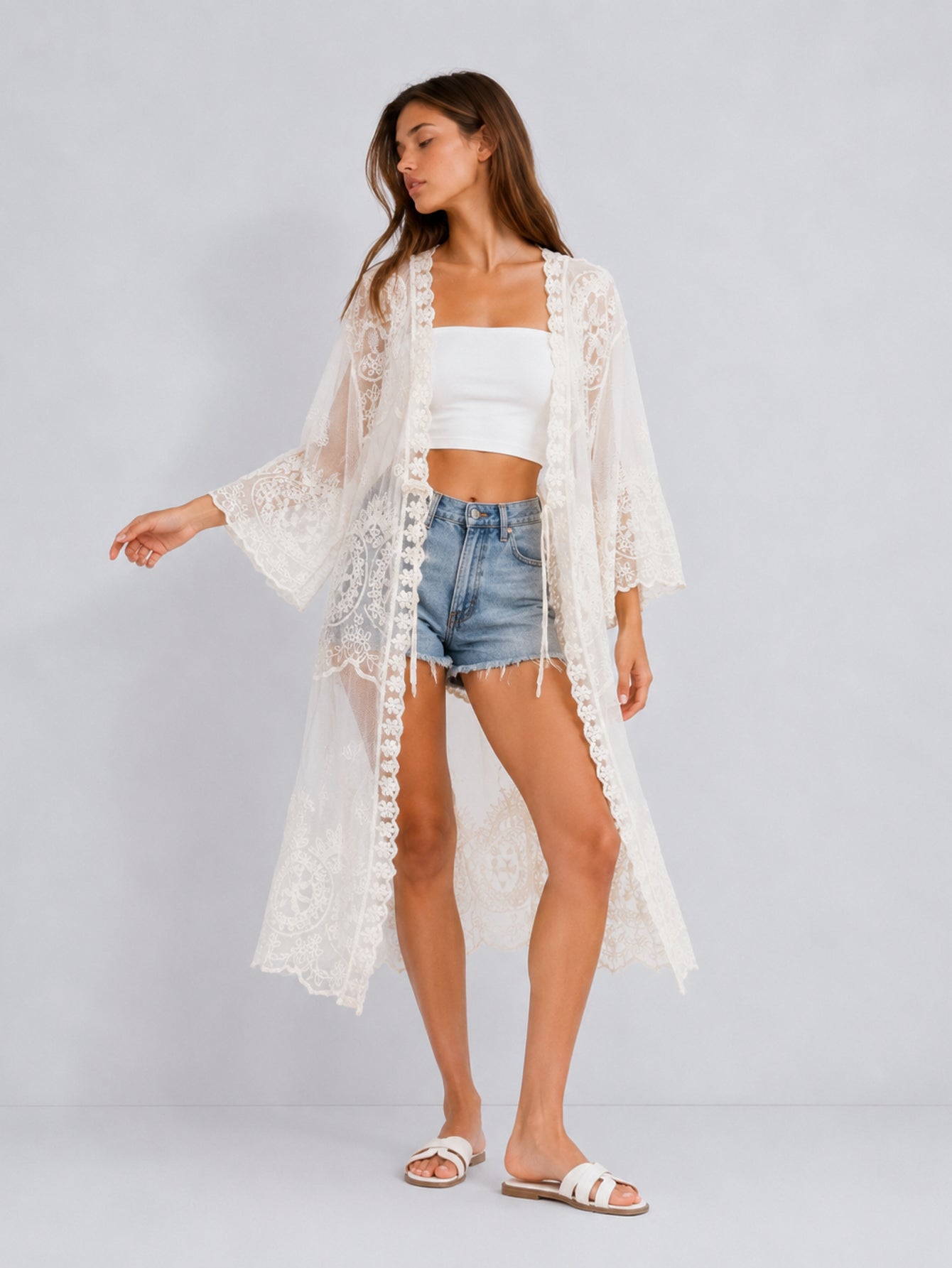 KIMONO ARMONIAS ENCAJE
