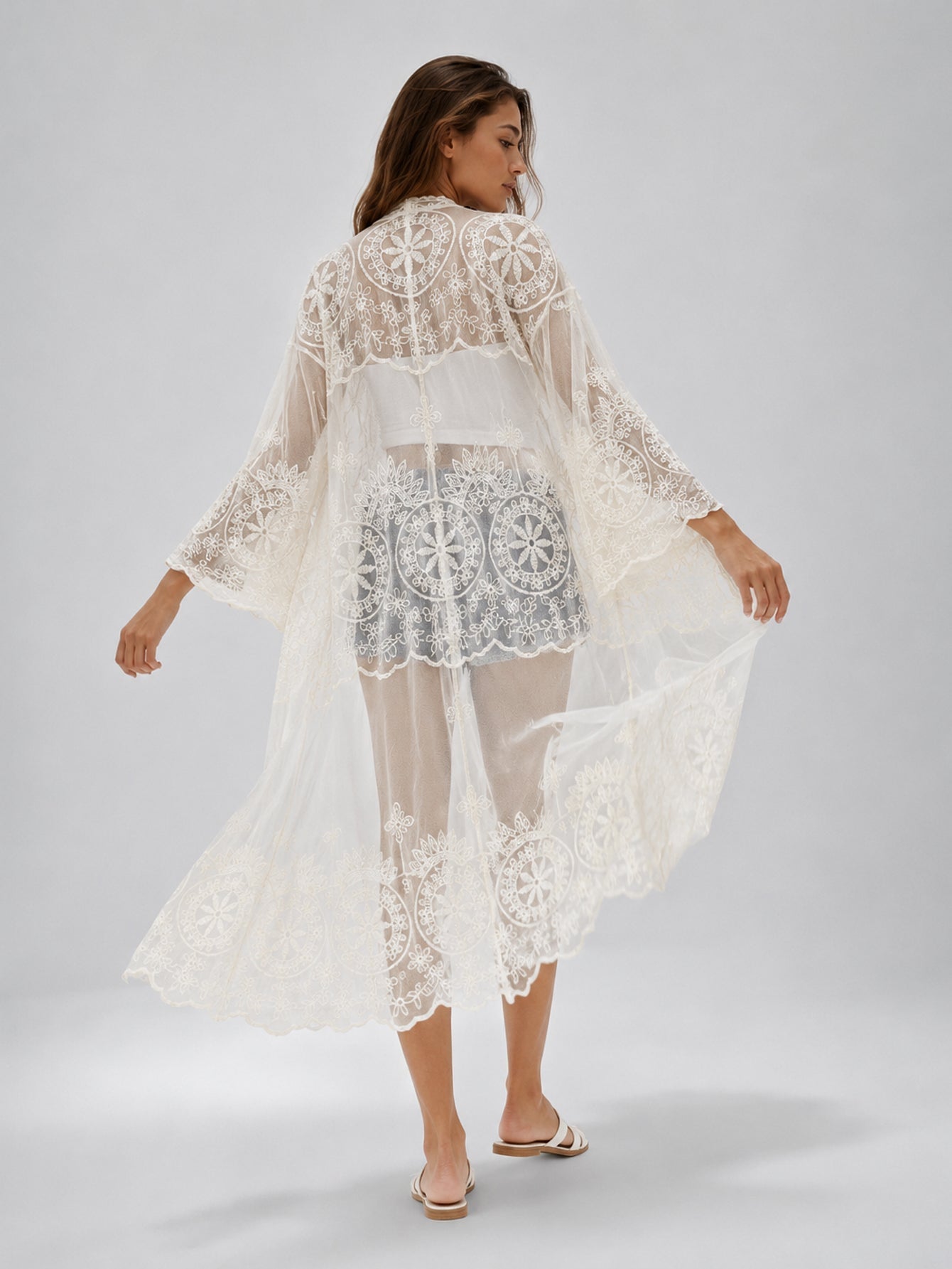 KIMONO ARMONIAS ENCAJE