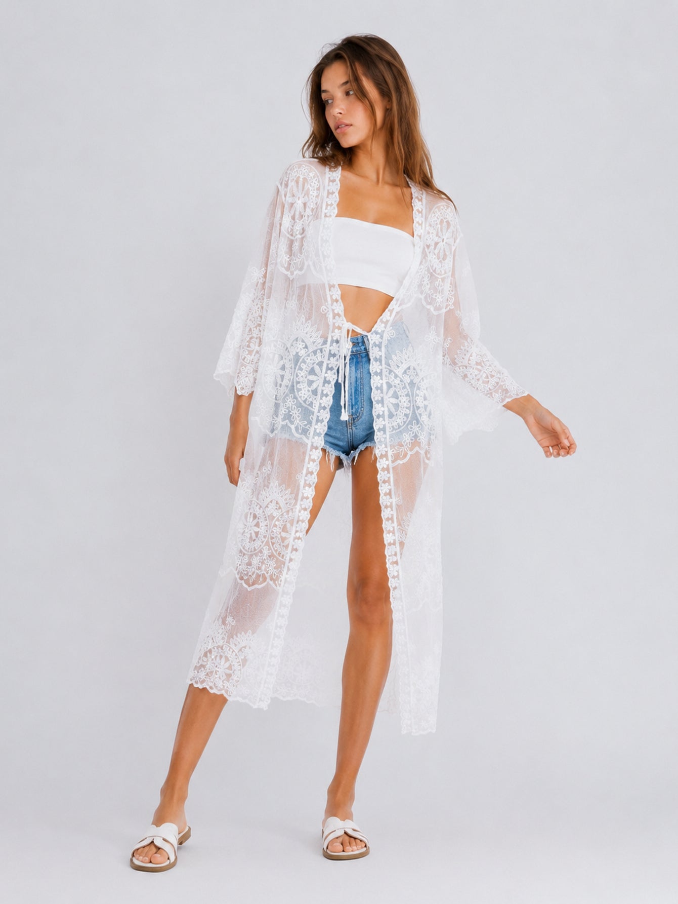 KIMONO ARMONIAS ENCAJE