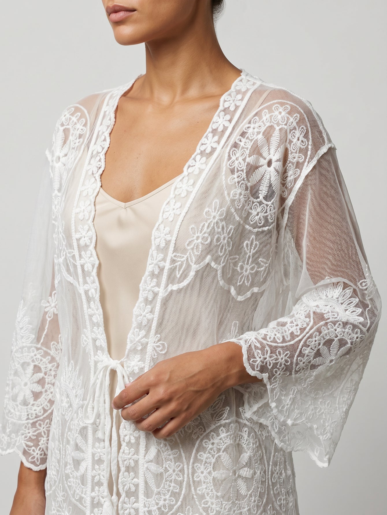 KIMONO ARMONIAS ENCAJE