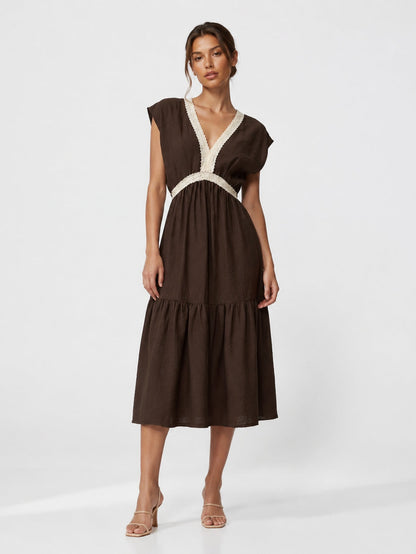 VESTIDO ARMONIAS BORDADOS