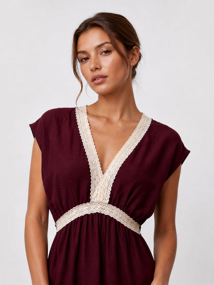 VESTIDO ARMONIAS BORDADOS