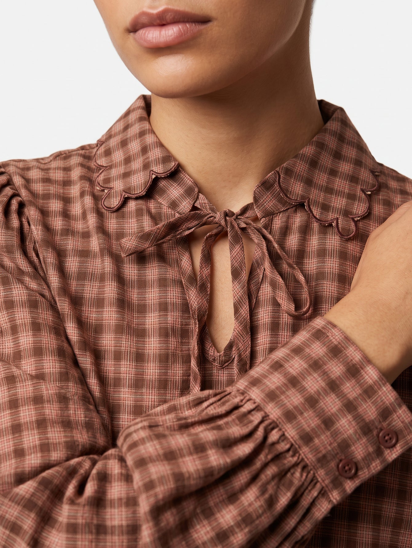 BLUSA ARMONIAS PREMIUM CUADROS