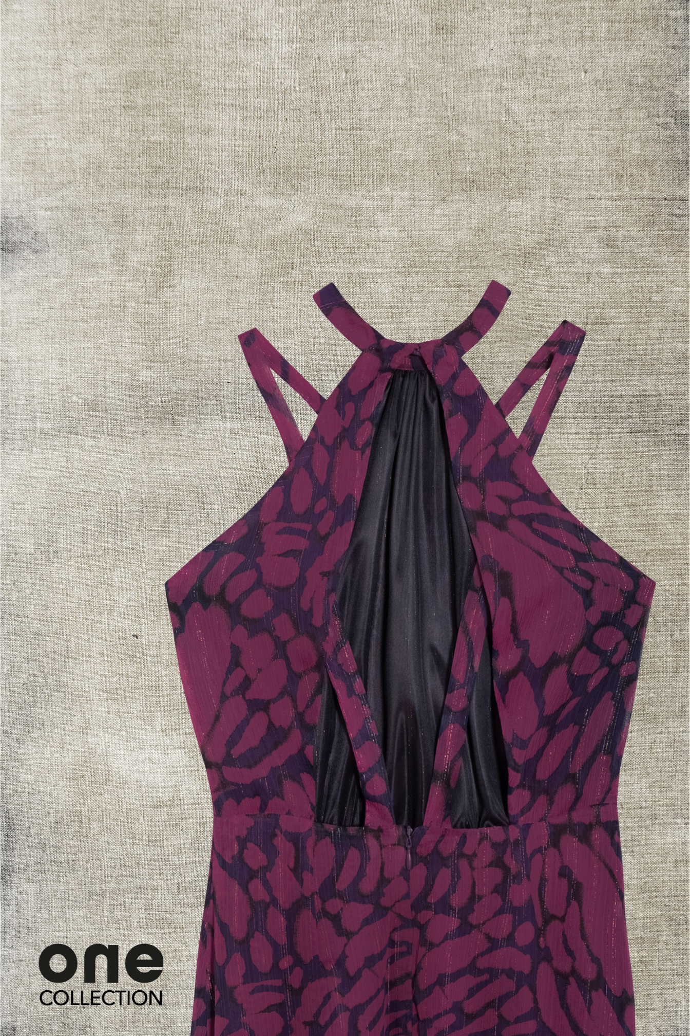 VESTIDO MIDI HALTER VICTORIA