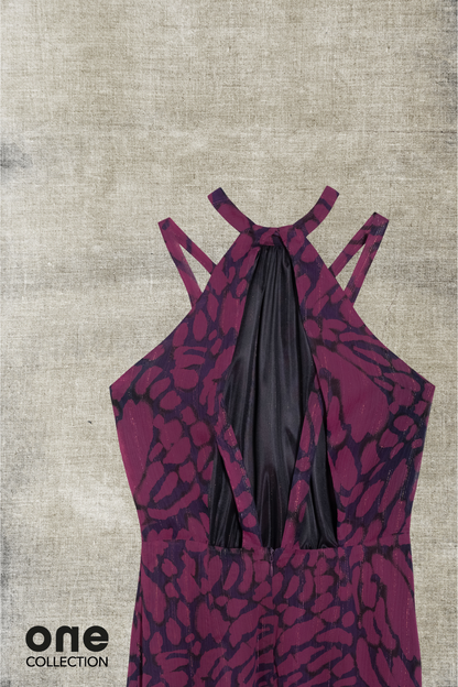 VESTIDO MIDI HALTER VICTORIA