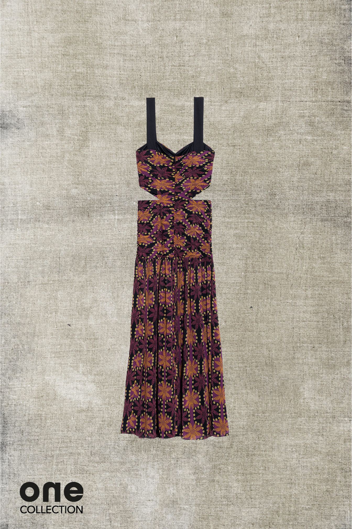 VESTIDO MIDI CUT OUTS MAURA