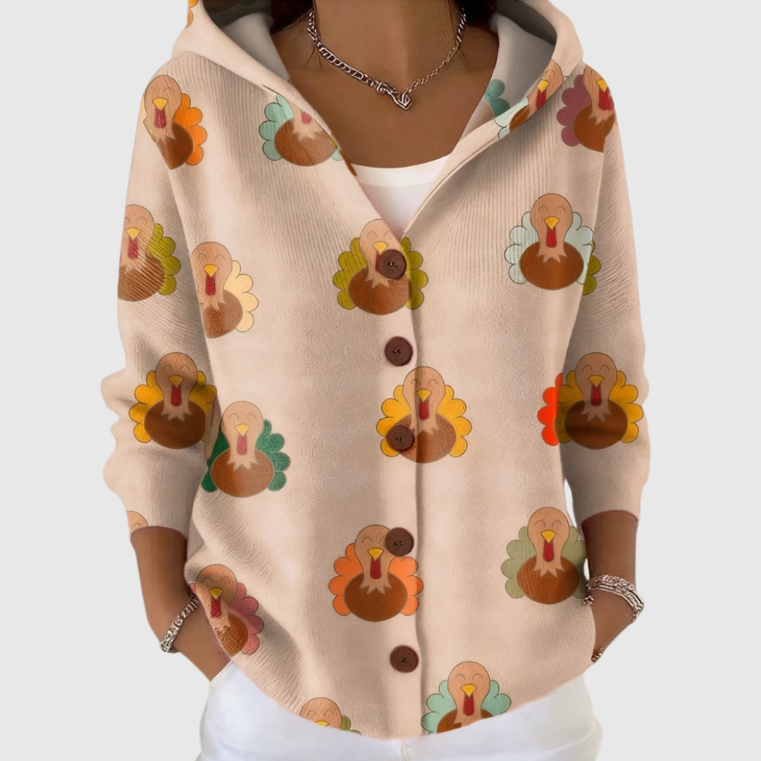 Cardigan con Capucha