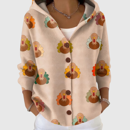 Cardigan con Capucha
