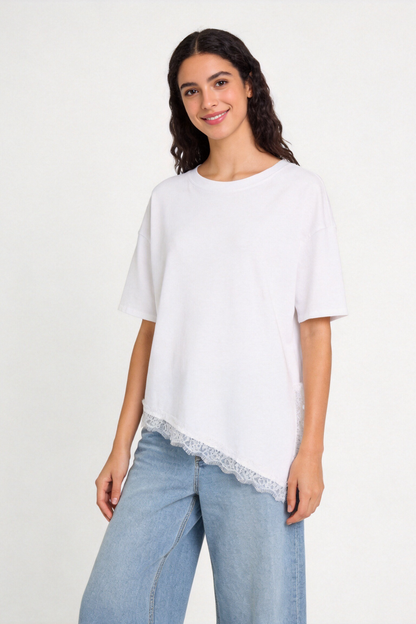 CAMISETA ARMONIAS ENCAJE