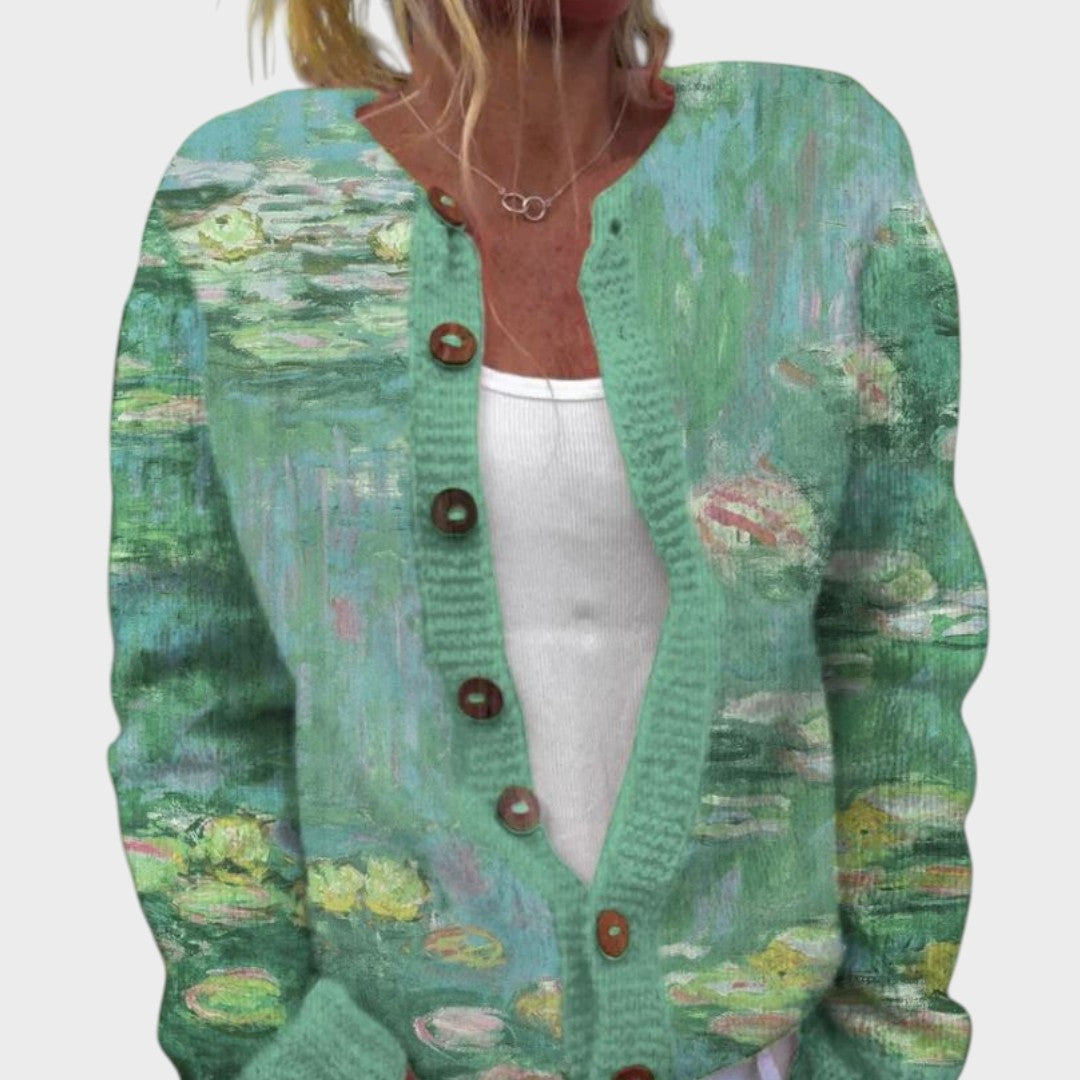Ana - Cárdigan Floral Otoñal