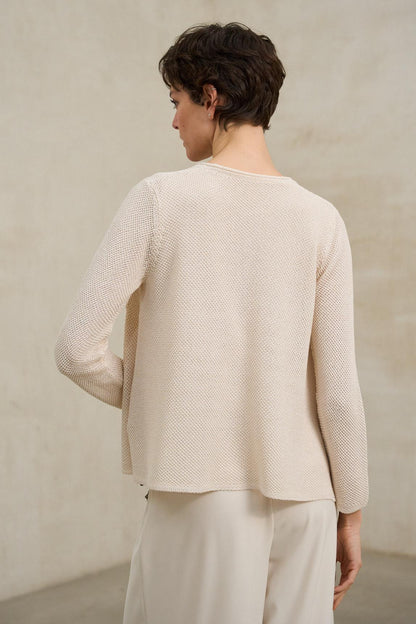 Chaqueta de punto Lierne crudo