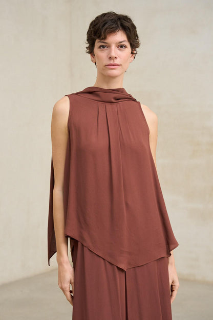 Blusa Támara terracota