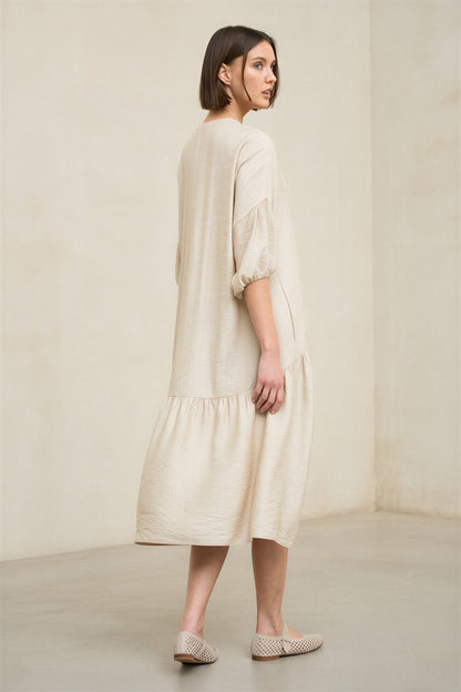 Vestido Arisse crudo