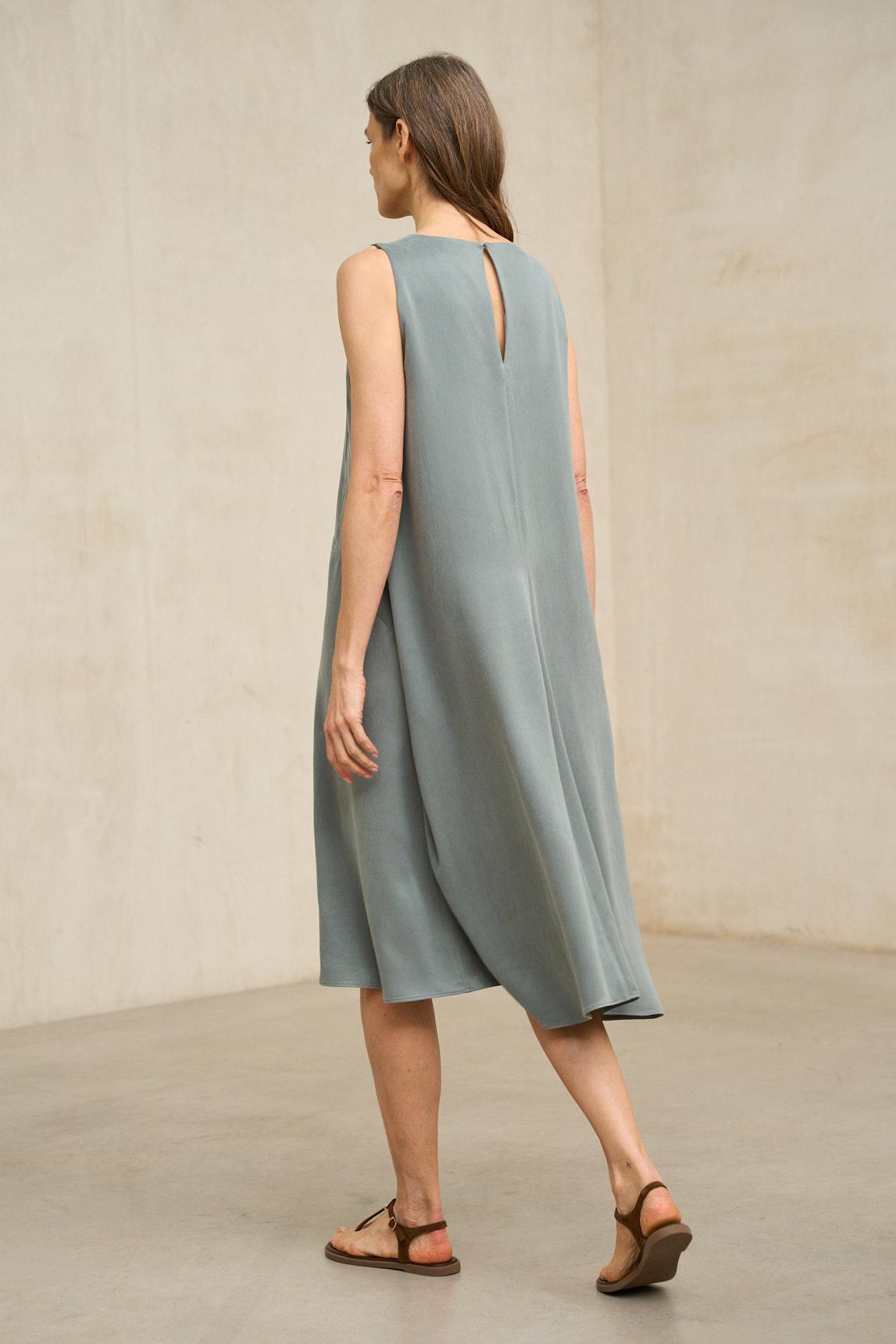 Vestido Naïra verde salvia