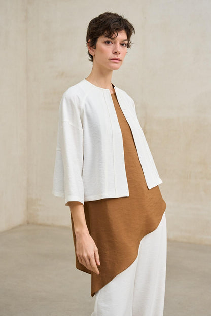 Chaqueta Aunia Blanco Roto