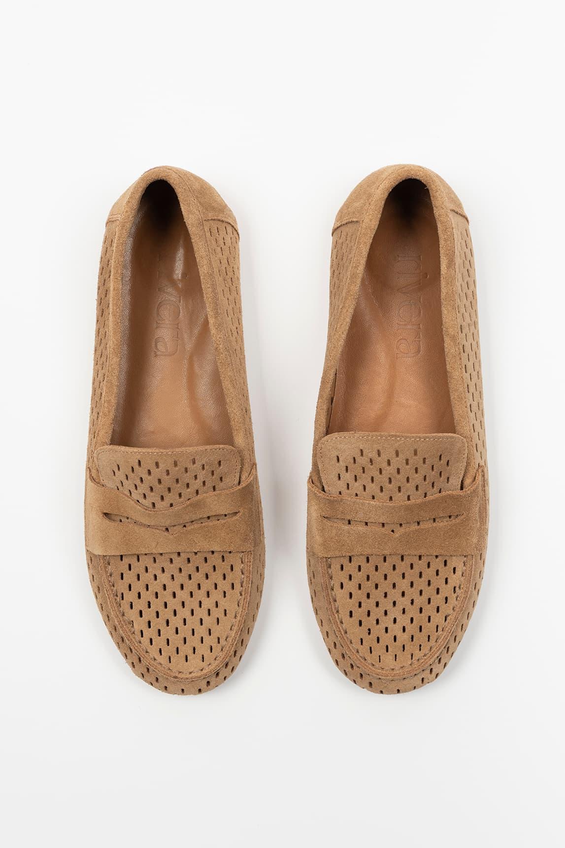 Mocasín Tabi camel