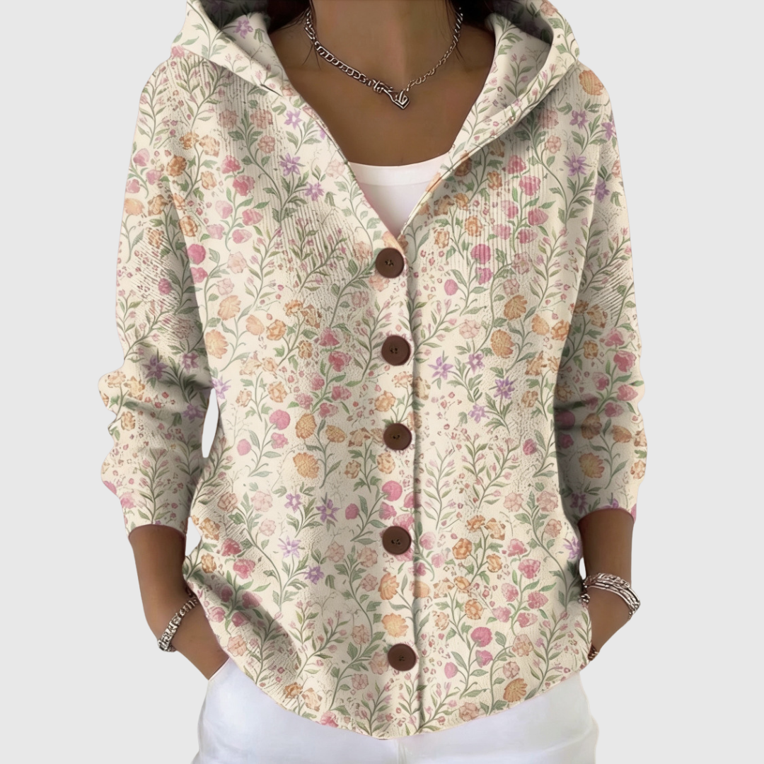 Cárdigan de Punto con Capucha y Diseño Cómodo