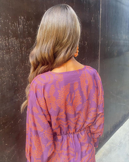 Selena - Vestido midi sofisticado