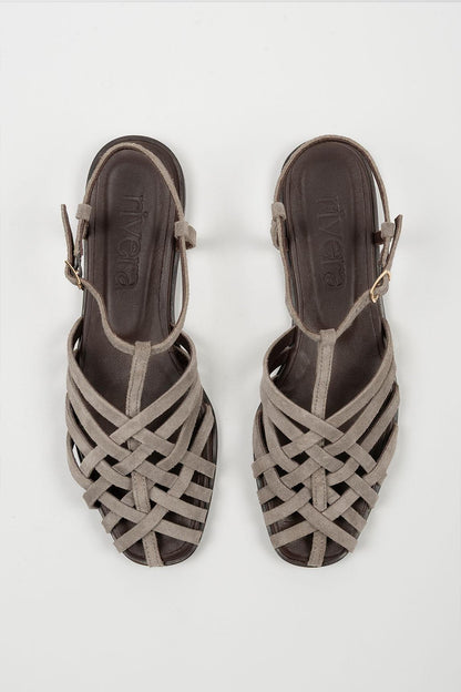 Sandalia Cangrejera Lareth gris