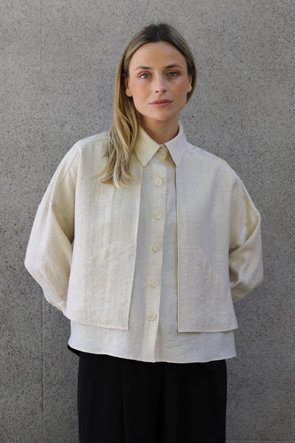 Chaqueta Lise crudo