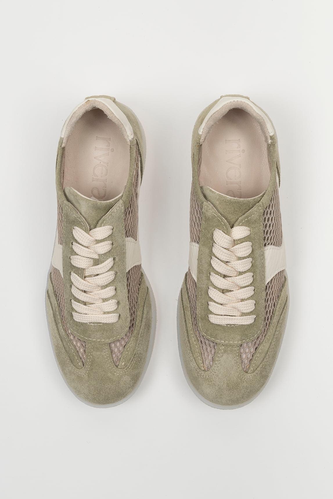 Zapatillas Calver verde oliva