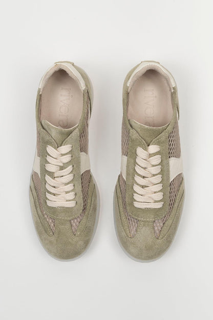 Zapatillas Calver verde oliva