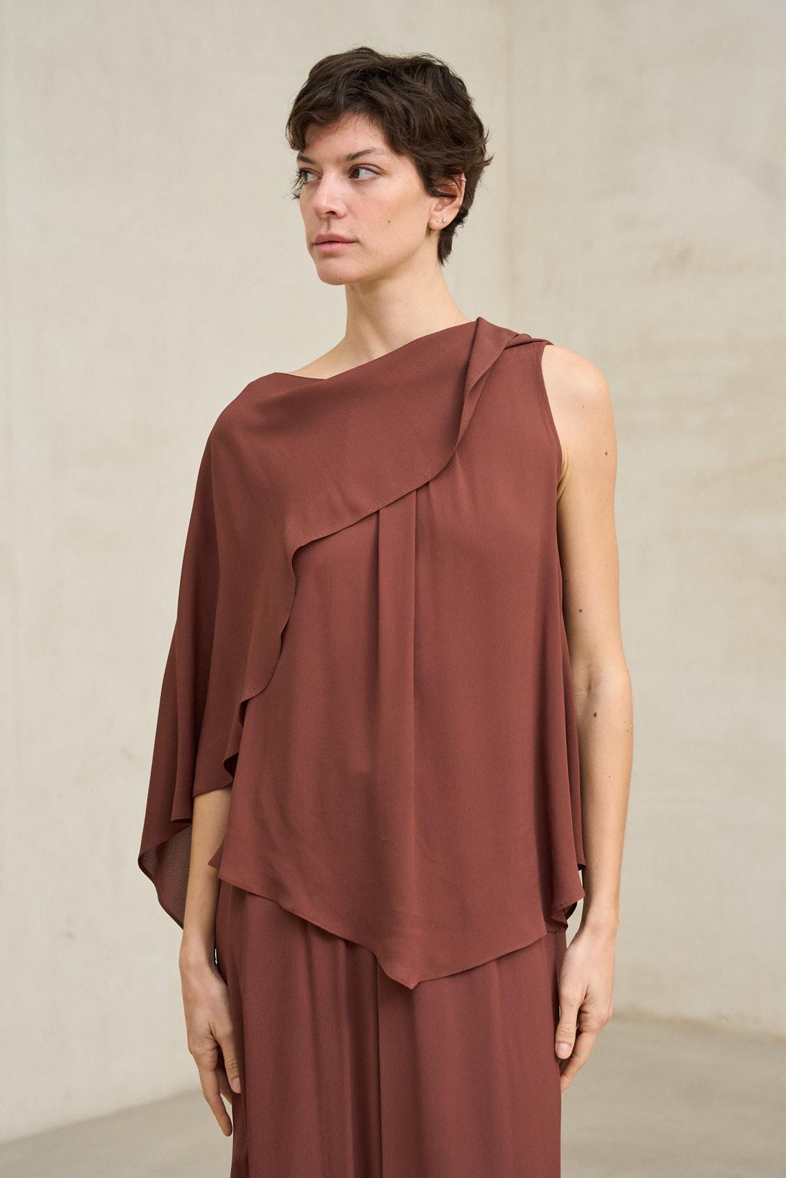 Blusa Támara terracota