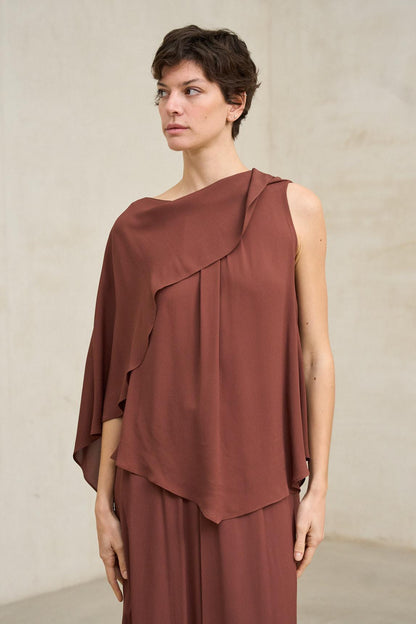 Blusa Támara terracota