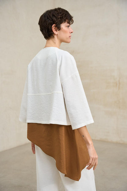 Chaqueta Aunia Blanco Roto